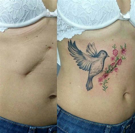 abdomen tatuajes en la panza para mujer